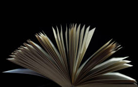 Picture of an open book.